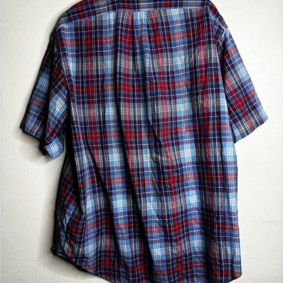 Ralph Lauren Blake short sleeve button down shirt men’s size large blue - Picture 2 of 5